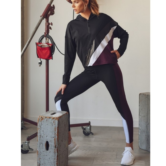 BUNDLE Color Block Hoodie jacket/leggings - Picture 8 of 8